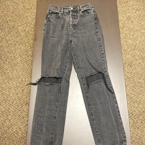 Pacsun black dad jean size 25